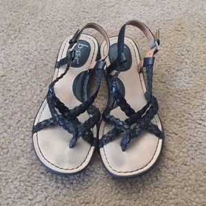 Black BOC sandals size 7
